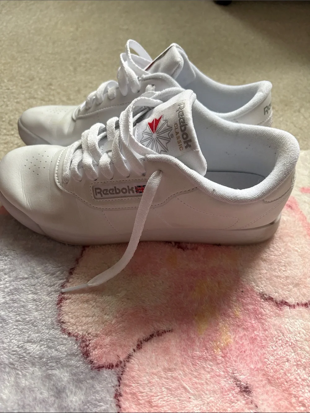 Reebok classic White Leather Sneakers